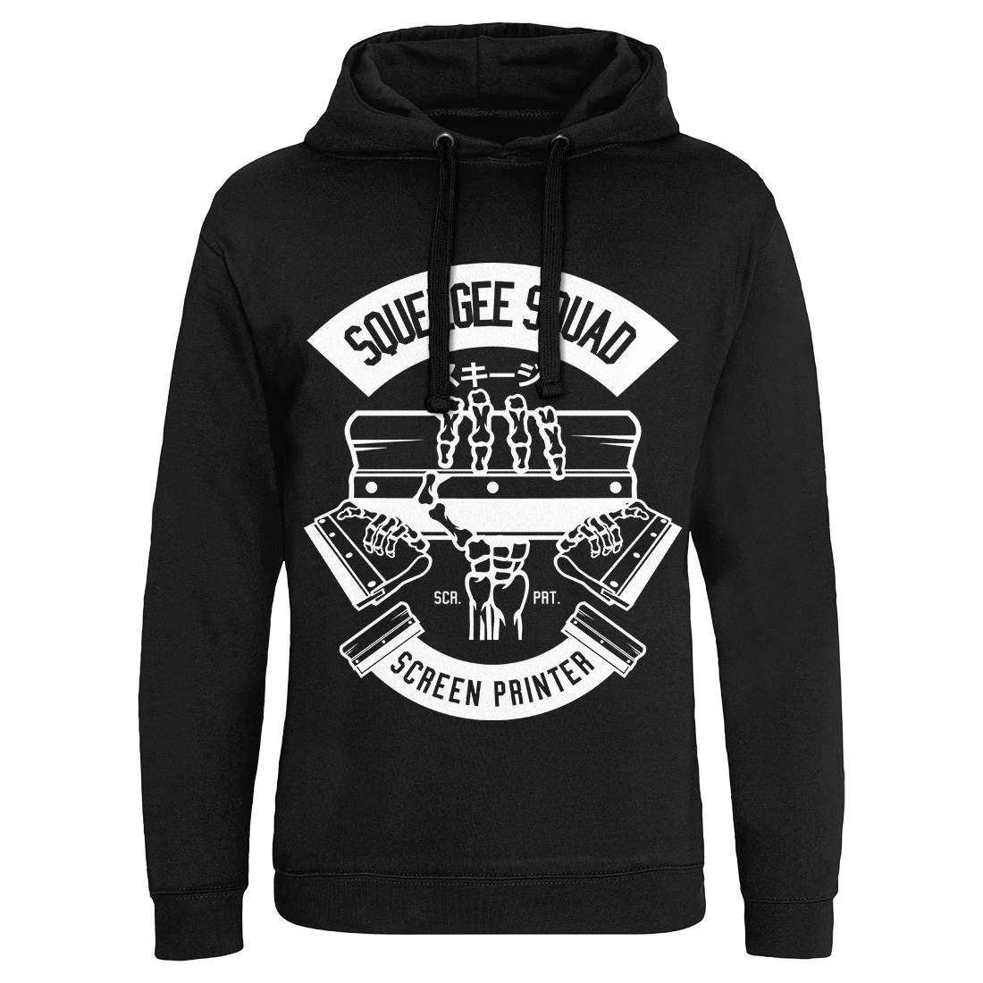 Squeegee Squad Mens Hoodie Without Pocket Retro B642