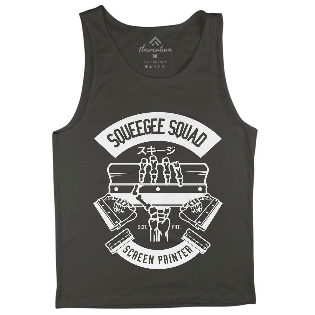 Squeegee Squad Mens Tank Top Vest Retro B642