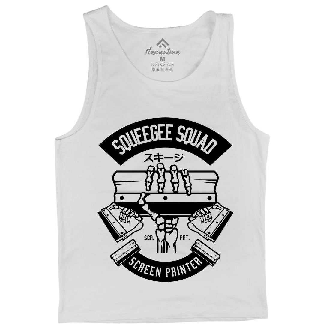 Squeegee Squad Mens Tank Top Vest Retro B642