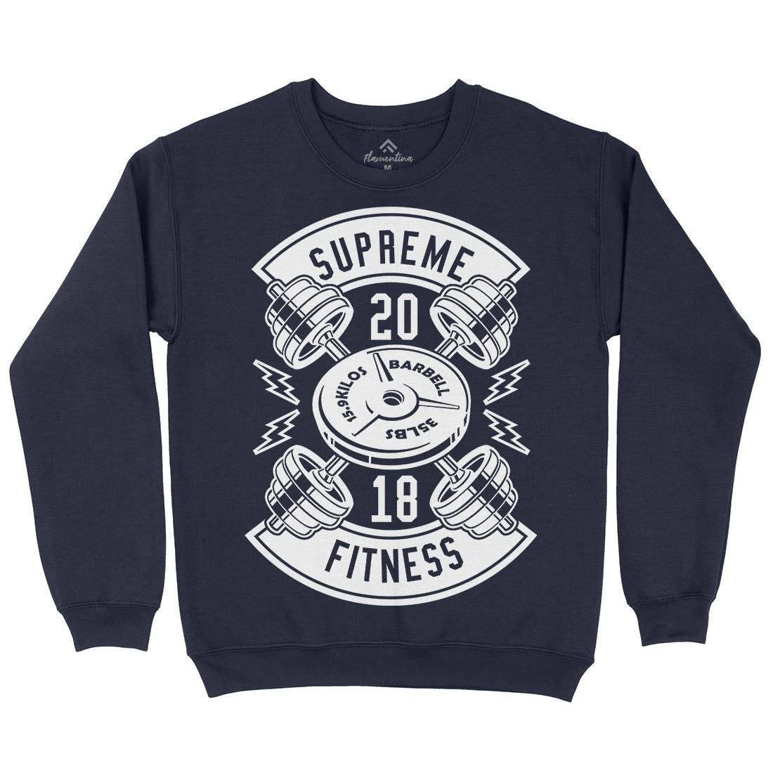 Supreme Fitness Kids Crew Neck Sweatshirt Gym B646