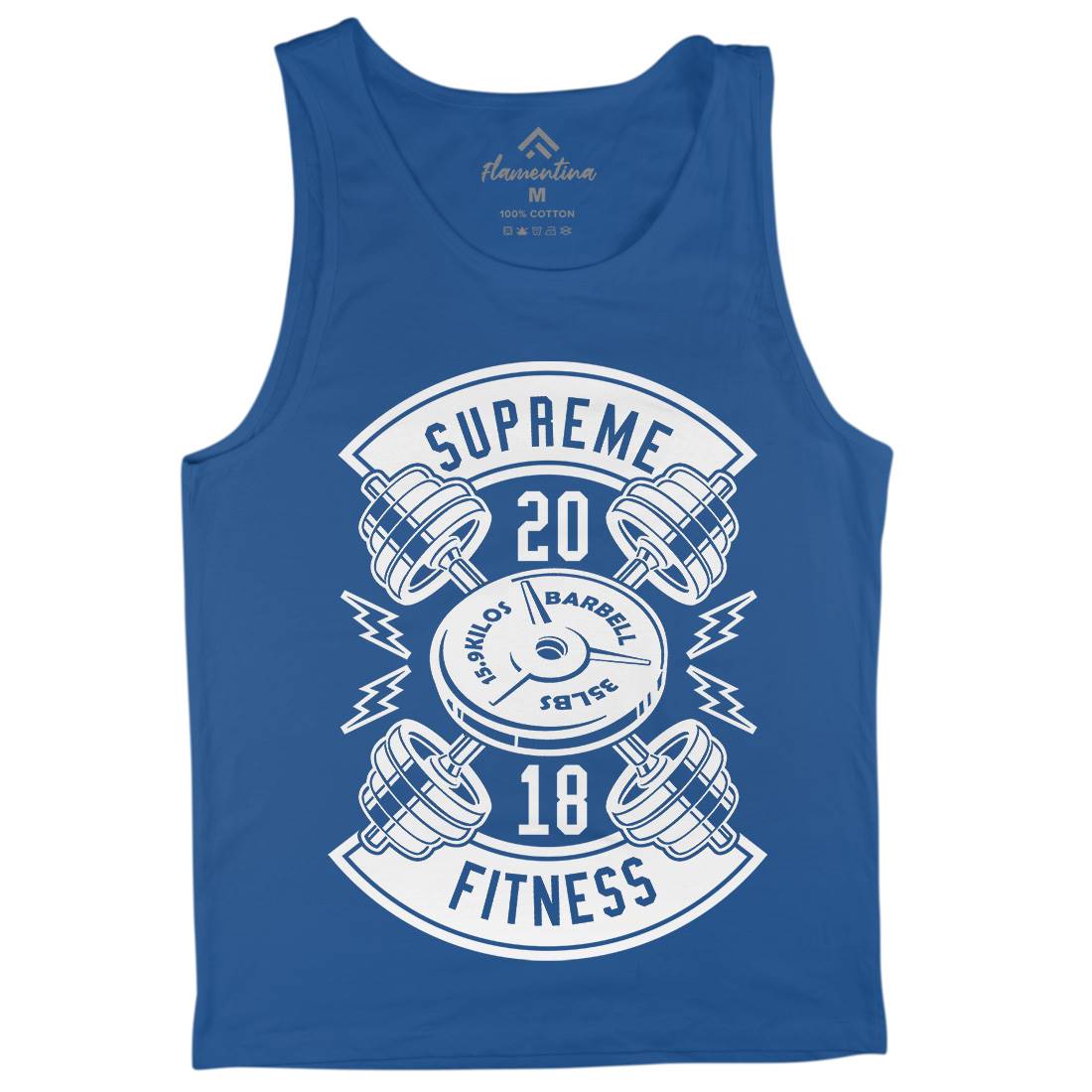 Supreme Fitness Mens Tank Top Vest Gym B646