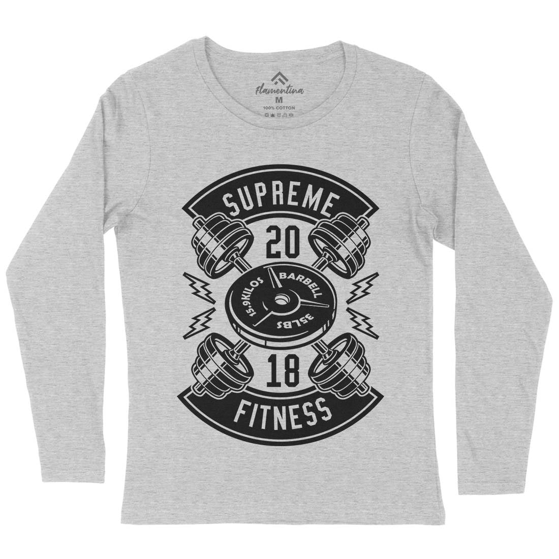 Supreme Fitness Womens Long Sleeve T-Shirt Gym B646