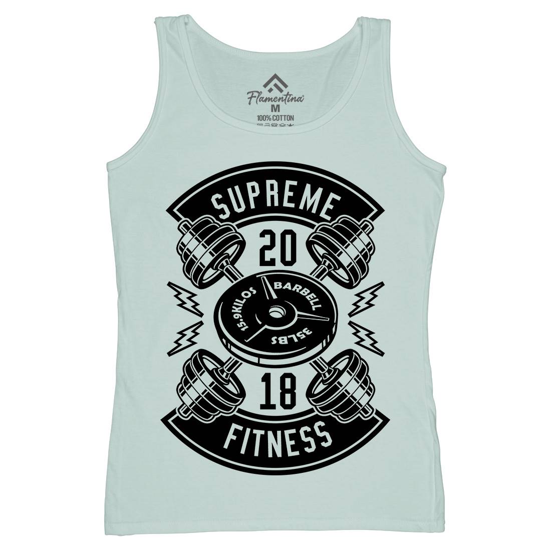 Supreme Fitness Womens Organic Tank Top Vest Gym B646