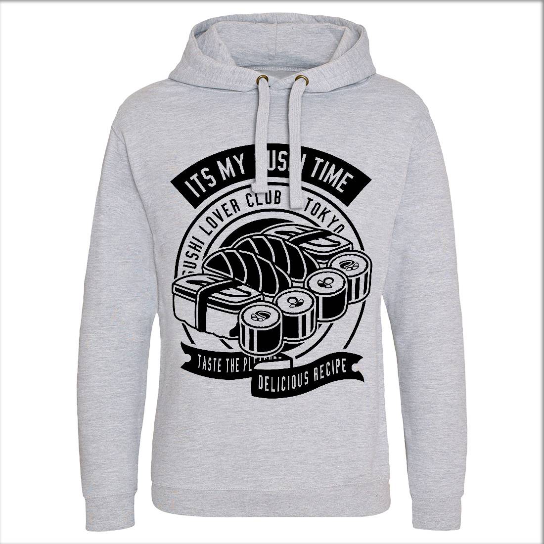 Sushi Time Mens Hoodie Without Pocket Food B647