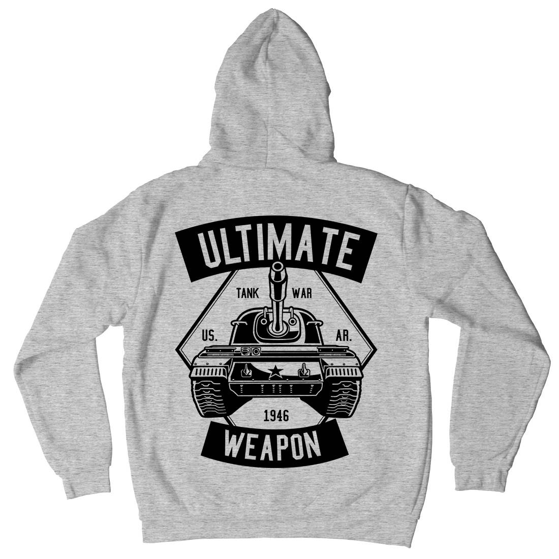 Tank War Ultimate Weapon Mens Hoodie With Pocket Army B649