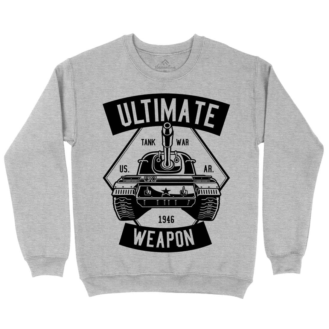 Tank War Ultimate Weapon Mens Crew Neck Sweatshirt Army B649