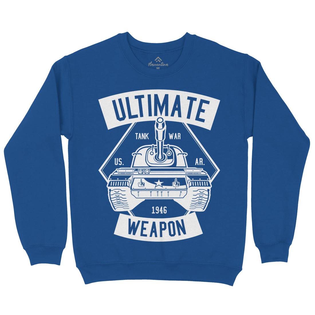 Tank War Ultimate Weapon Mens Crew Neck Sweatshirt Army B649