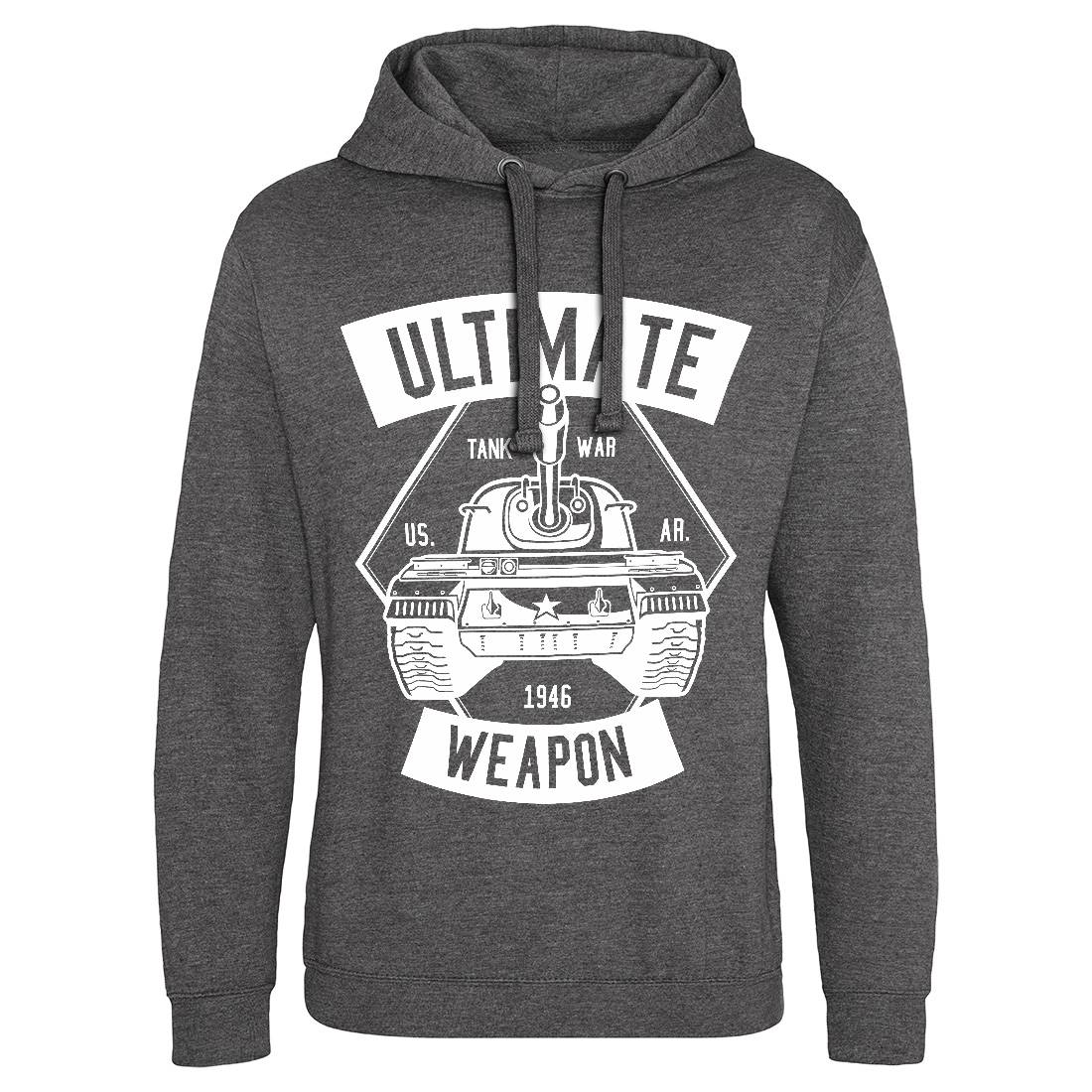 Tank War Ultimate Weapon Mens Hoodie Without Pocket Army B649