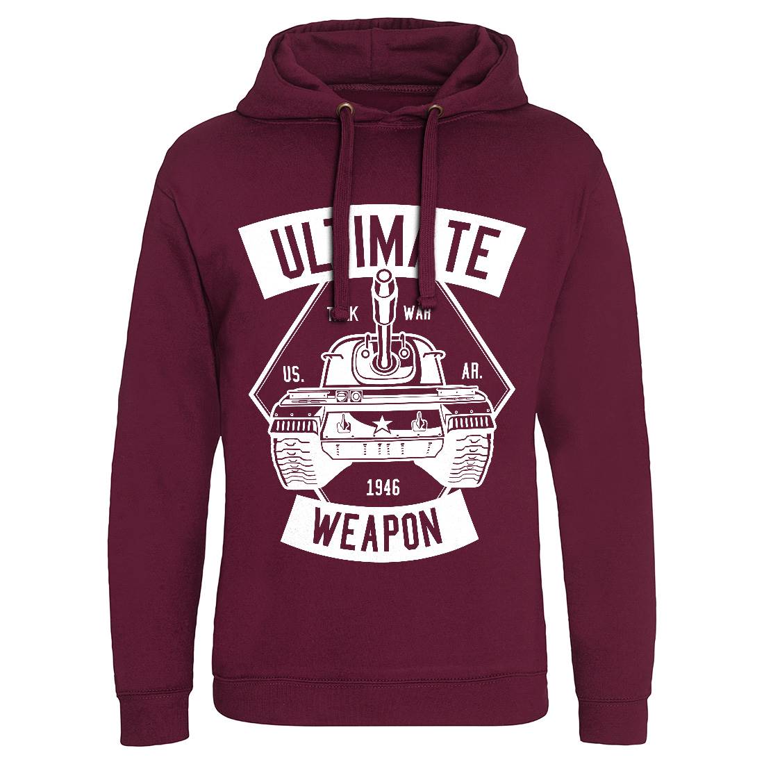 Tank War Ultimate Weapon Mens Hoodie Without Pocket Army B649
