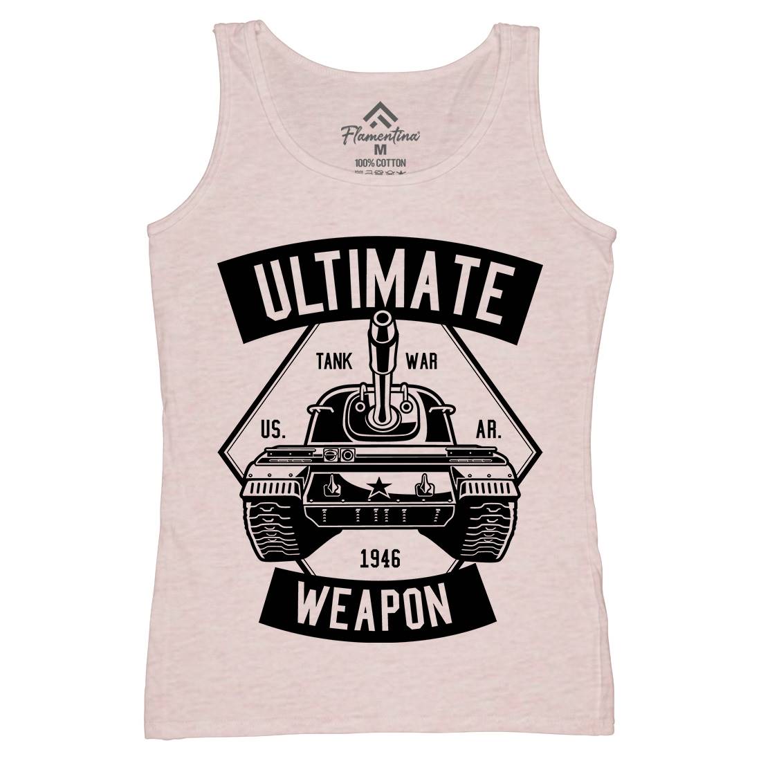 Tank War Ultimate Weapon Womens Organic Tank Top Vest Army B649