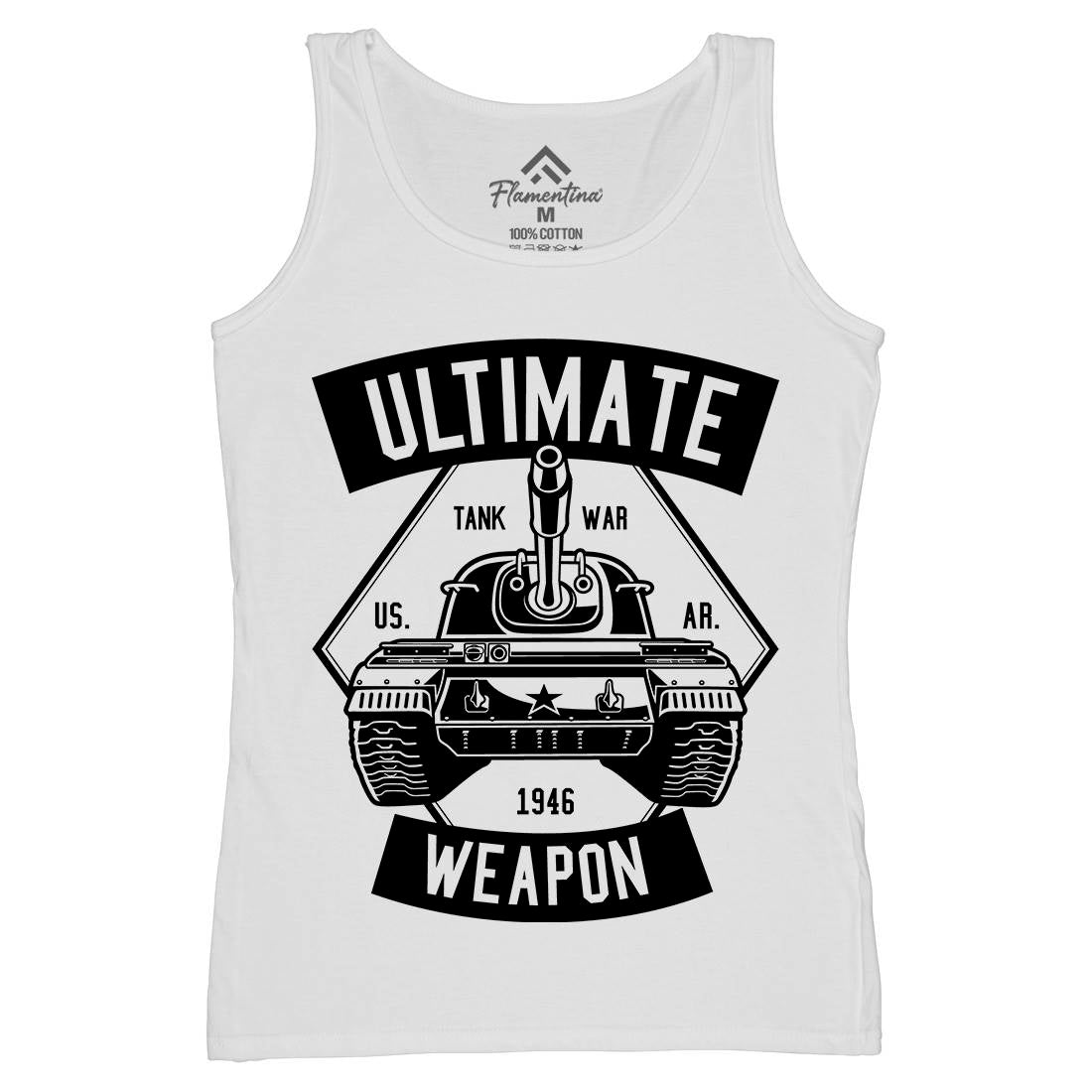 Tank War Ultimate Weapon Womens Organic Tank Top Vest Army B649