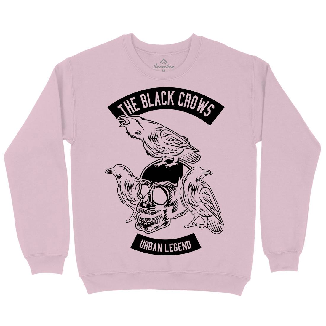 The Black Crows Kids Crew Neck Sweatshirt Horror B650