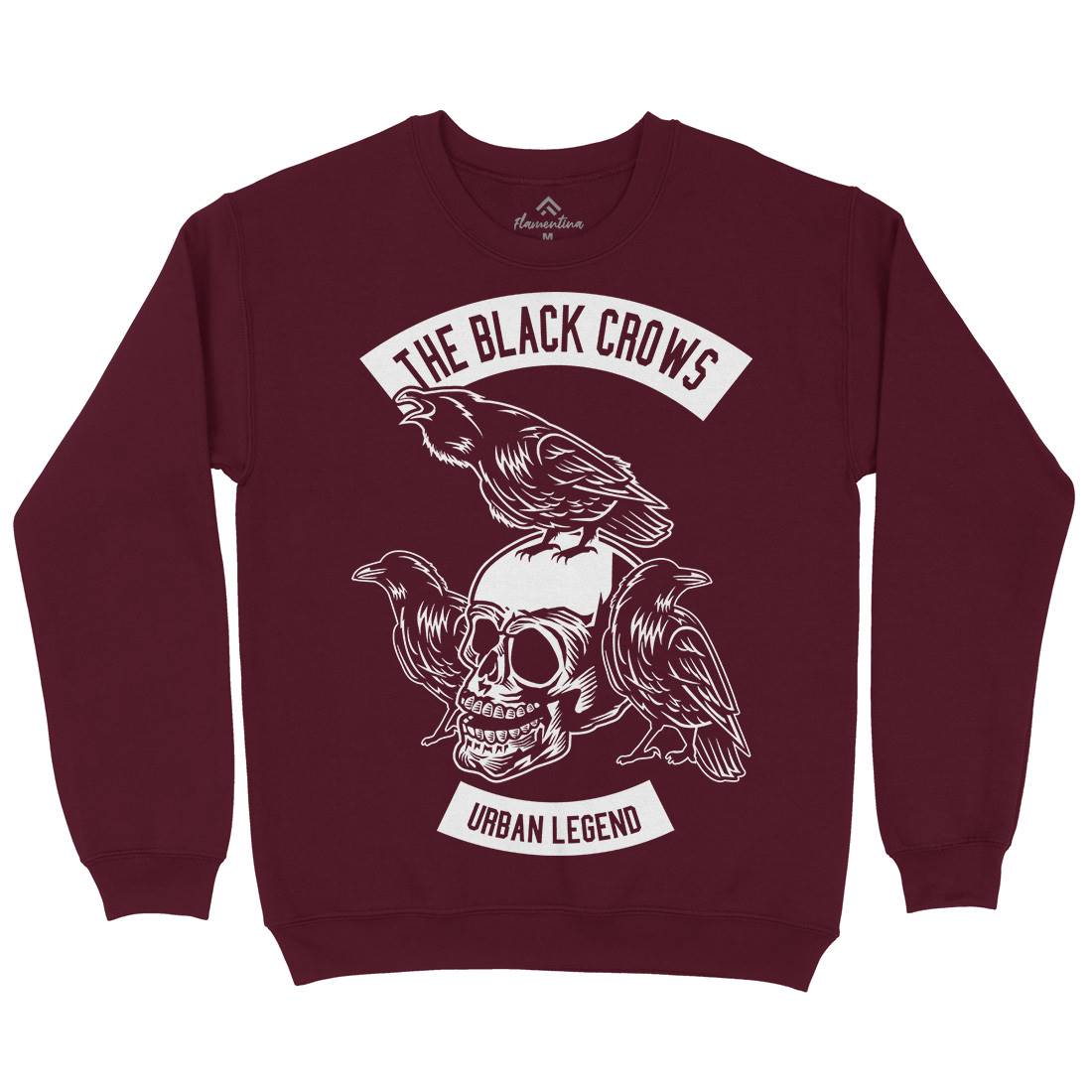 The Black Crows Kids Crew Neck Sweatshirt Horror B650