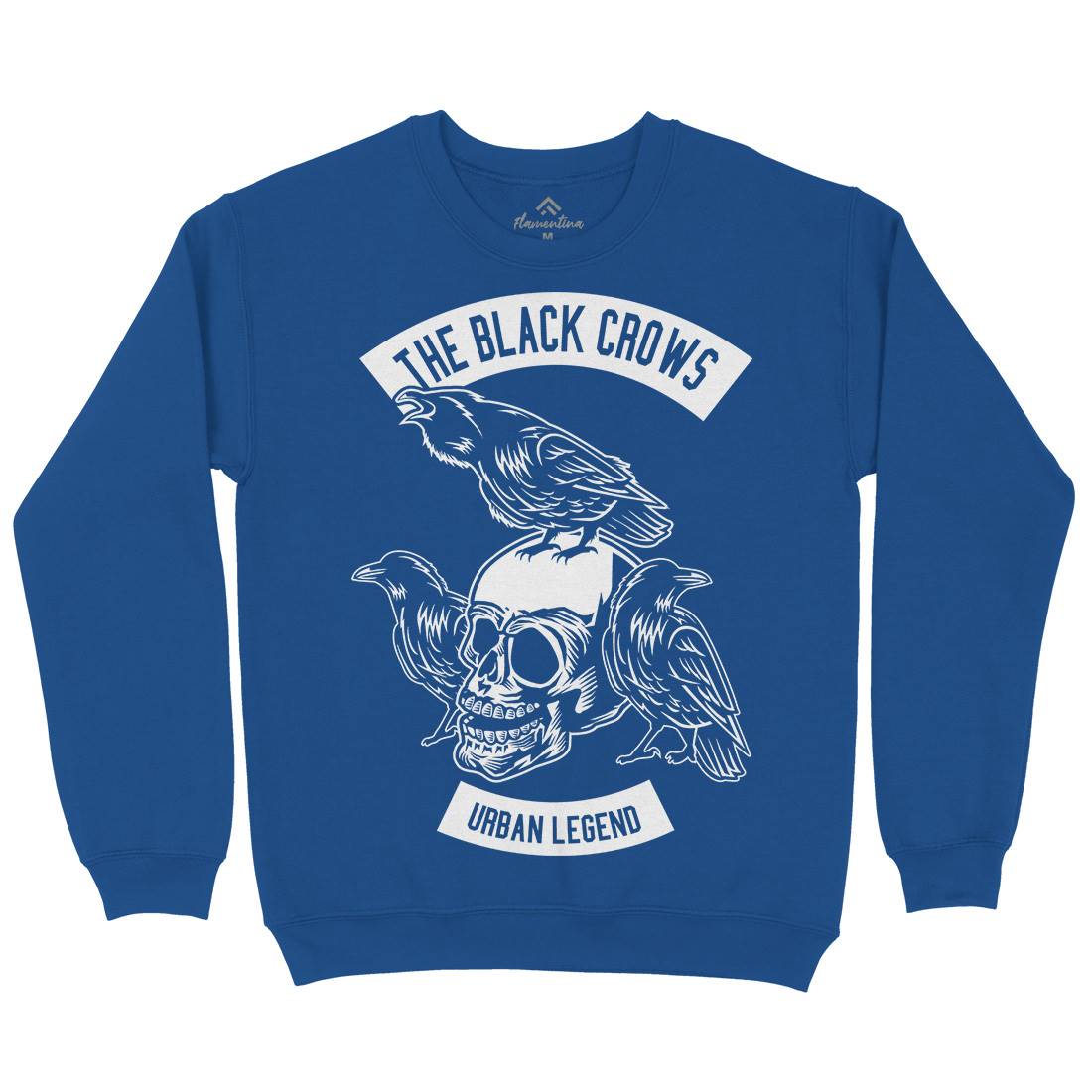 The Black Crows Mens Crew Neck Sweatshirt Horror B650