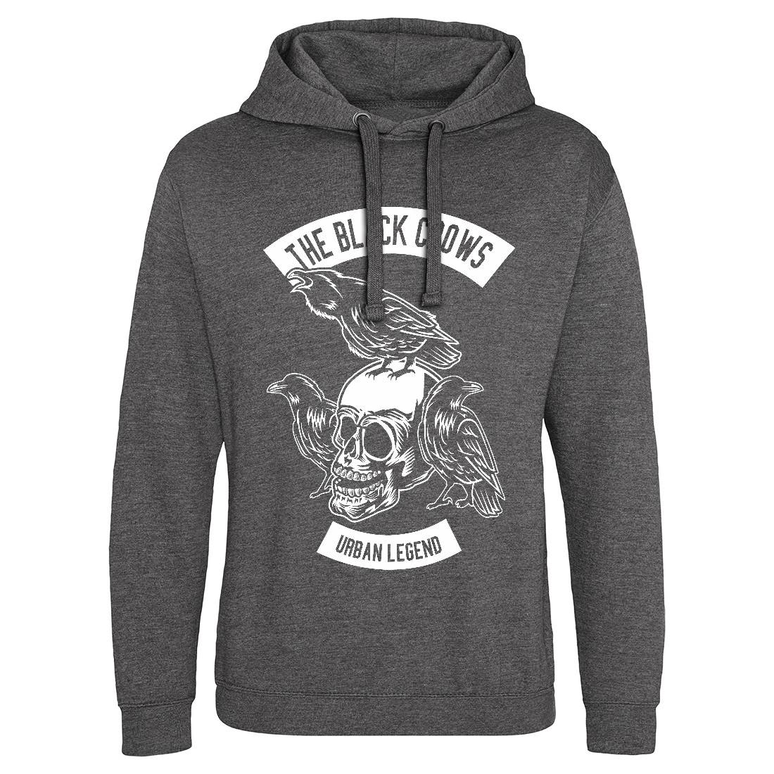 The Black Crows Mens Hoodie Without Pocket Horror B650