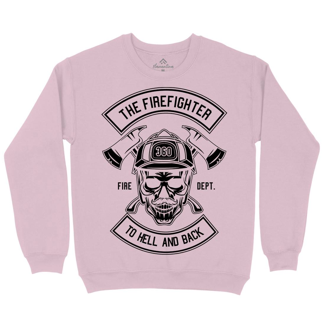 The Fire Fighter Kids Crew Neck Sweatshirt Firefighters B651