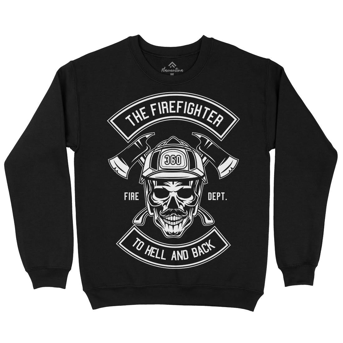 The Fire Fighter Kids Crew Neck Sweatshirt Firefighters B651