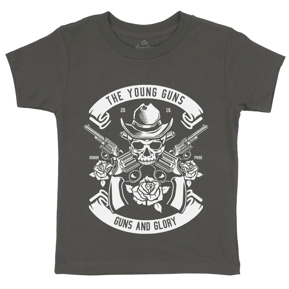 Young Guns Kids Crew Neck T-Shirt American B654