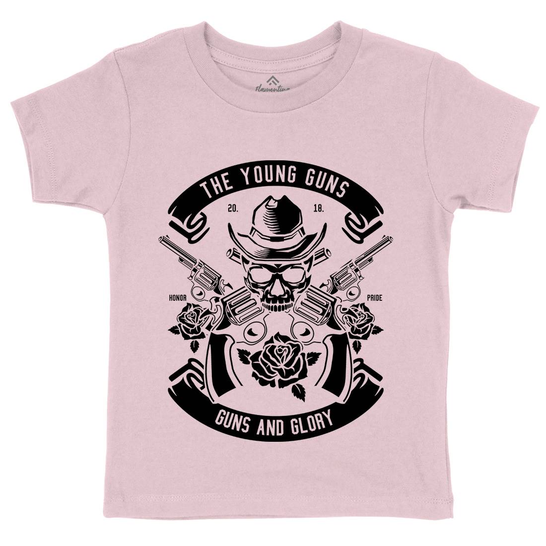Young Guns Kids Crew Neck T-Shirt American B654