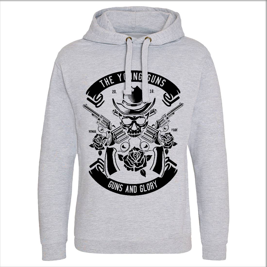 Young Guns Mens Hoodie Without Pocket American B654