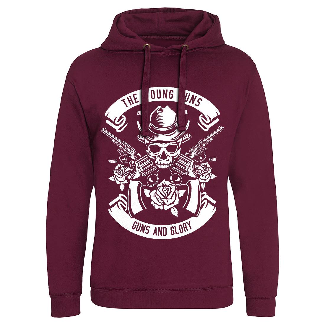 Young Guns Mens Hoodie Without Pocket American B654
