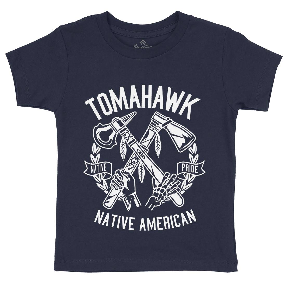 Tomahawk Kids Crew Neck T-Shirt American B656