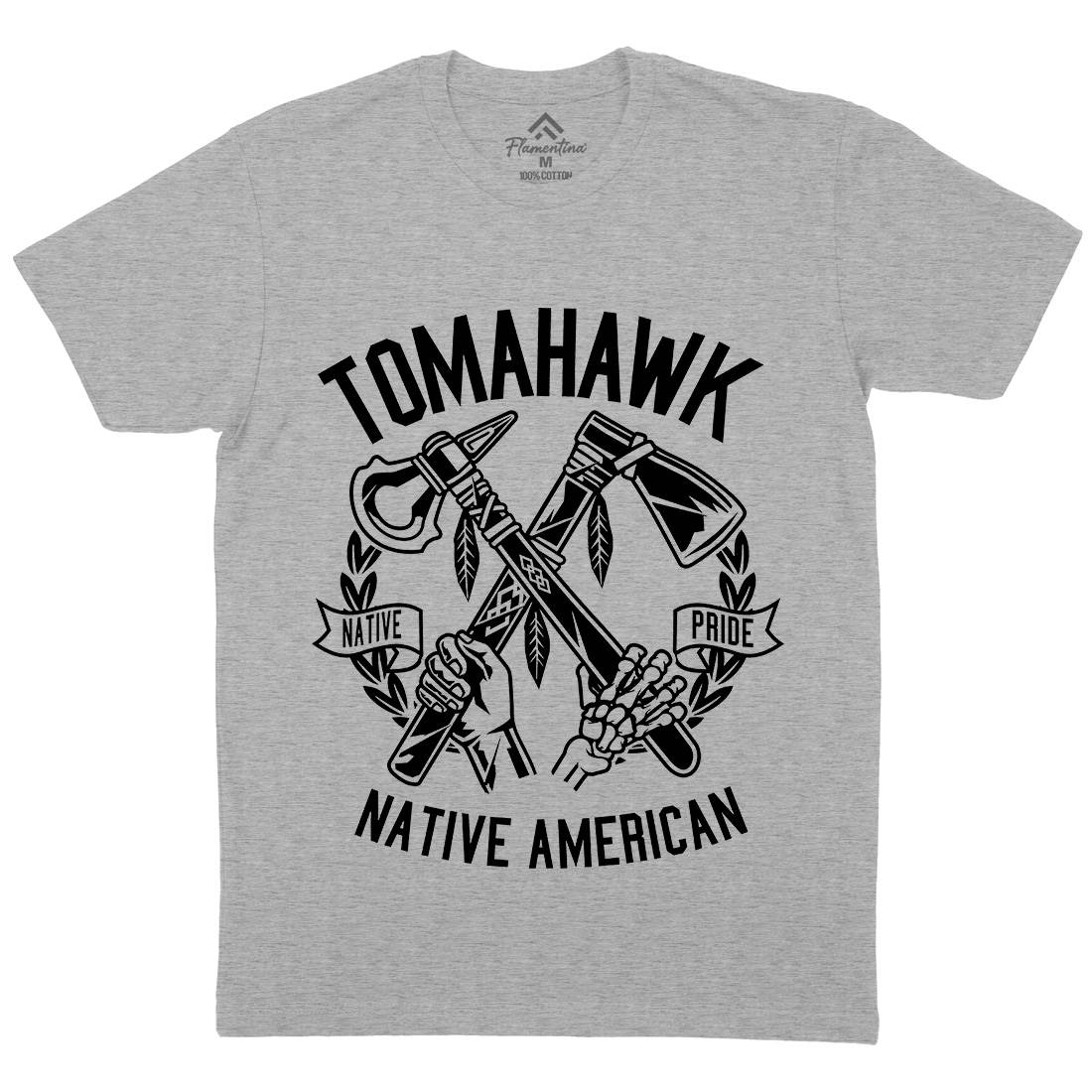 Tomahawk Mens Crew Neck T-Shirt American B656