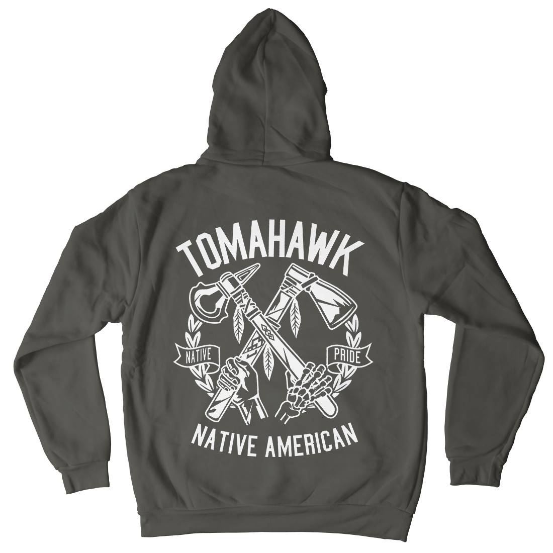 Tomahawk Mens Hoodie With Pocket American B656