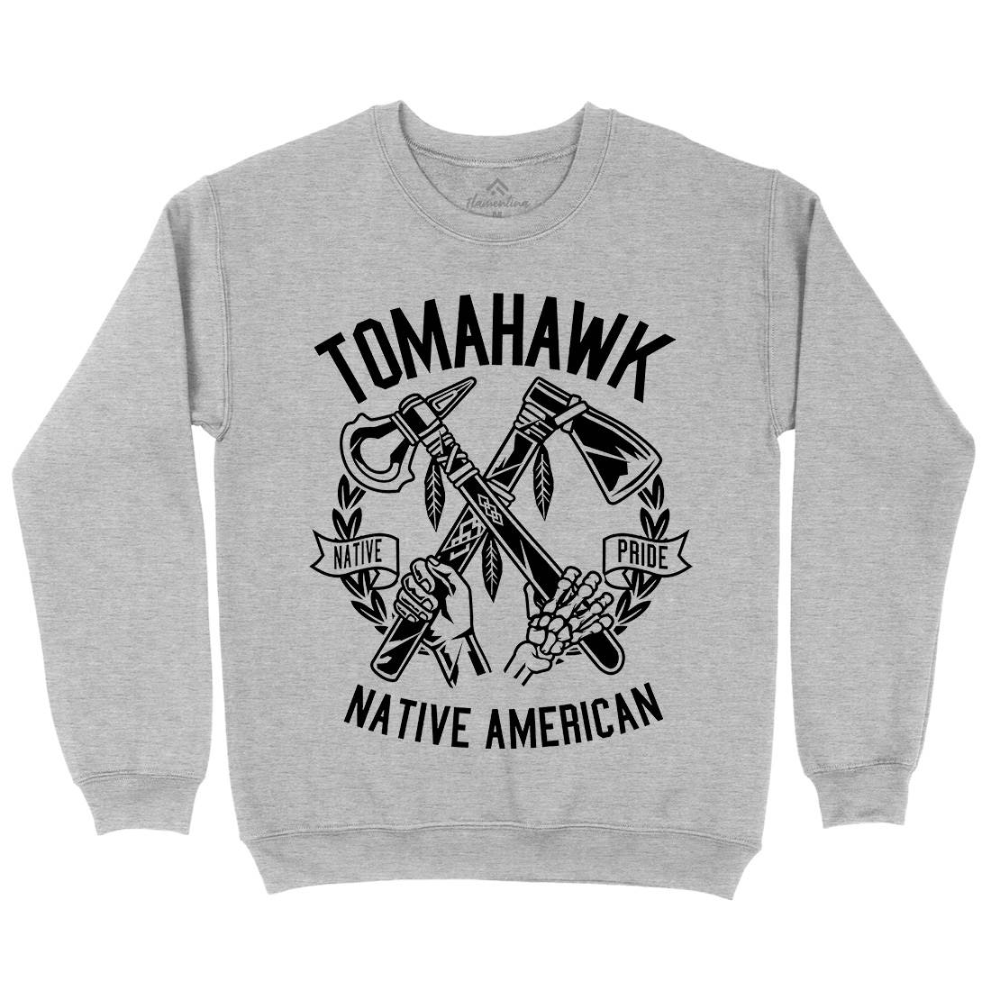 Tomahawk Mens Crew Neck Sweatshirt American B656