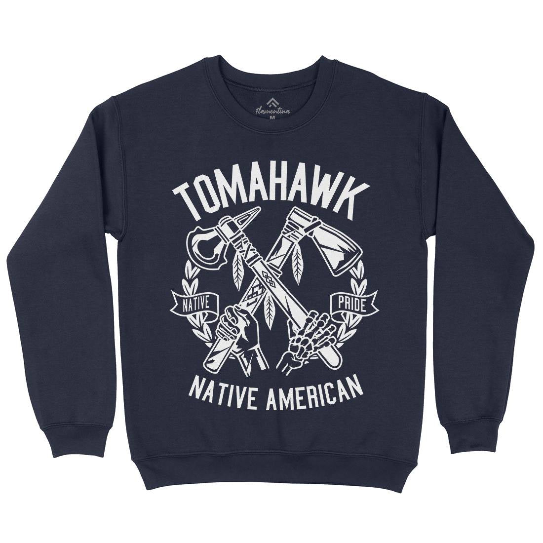 Tomahawk Mens Crew Neck Sweatshirt American B656