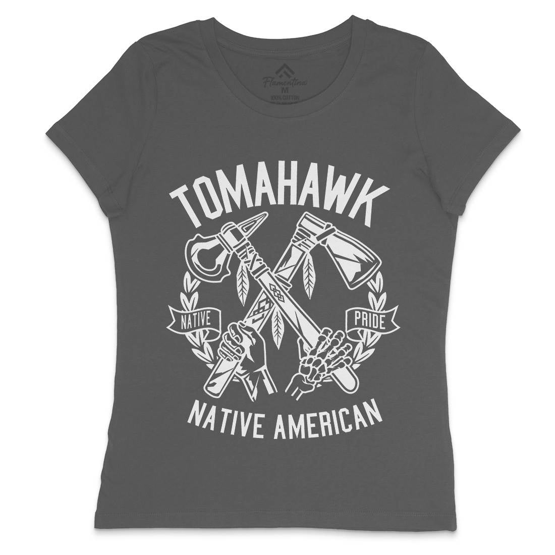 Tomahawk Womens Crew Neck T-Shirt American B656