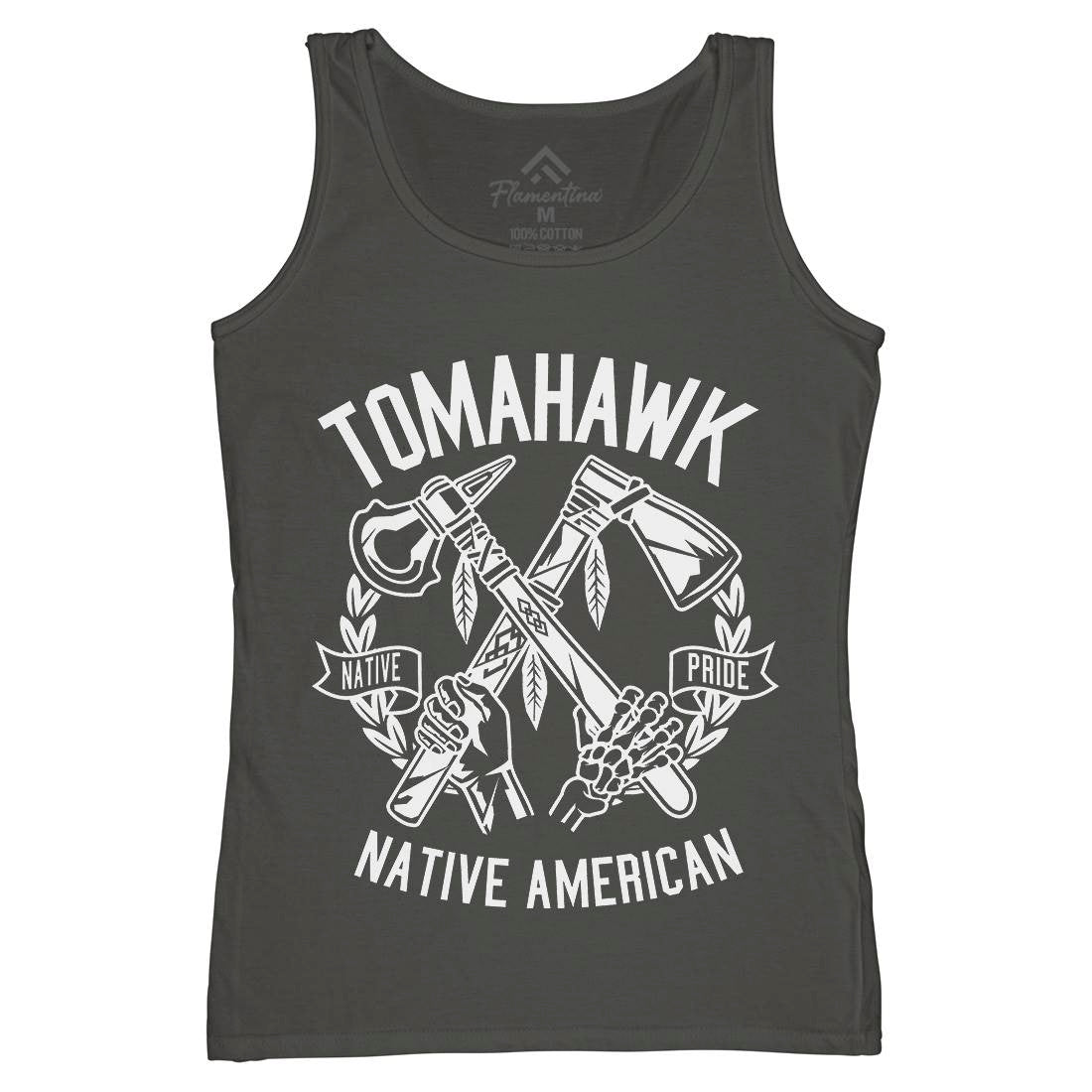 Tomahawk Womens Organic Tank Top Vest American B656