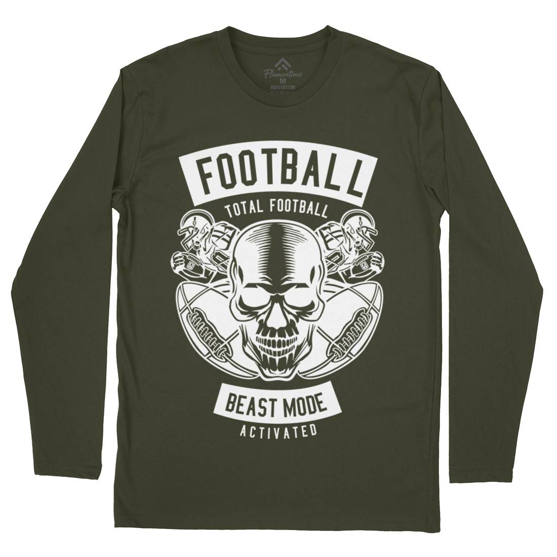 Total Football Mens Long Sleeve T-Shirt Sport B657