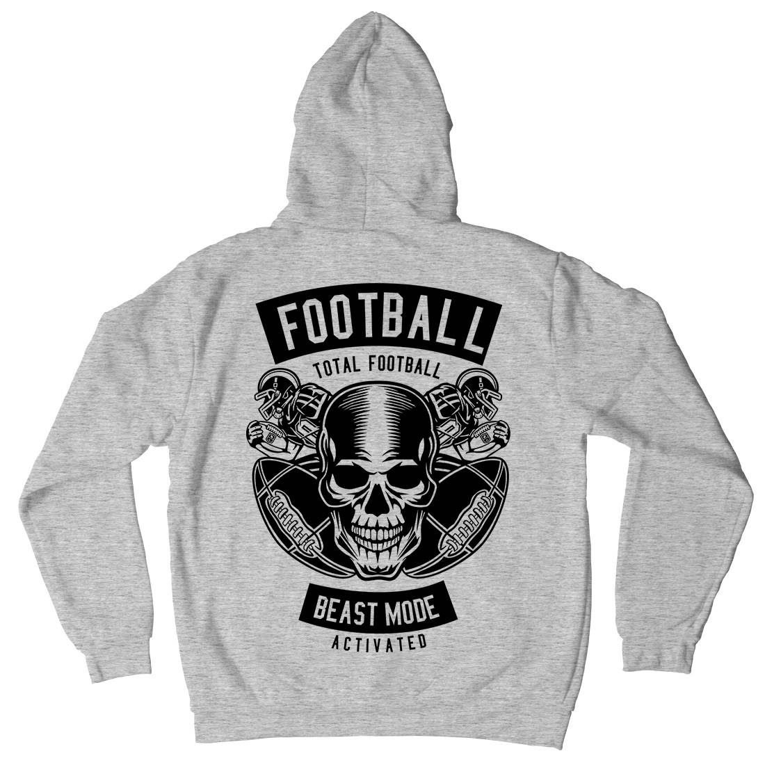 Total Football Mens Hoodie With Pocket Sport B657