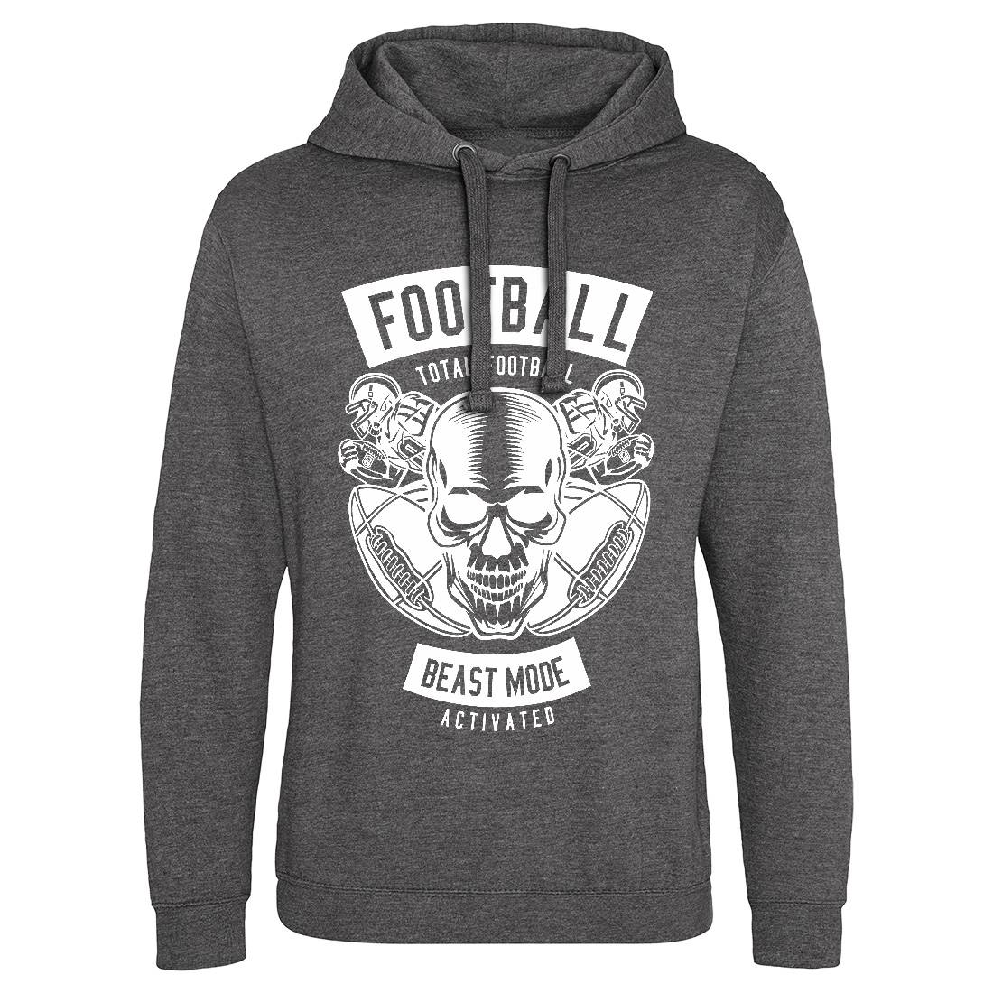 Total Football Mens Hoodie Without Pocket Sport B657