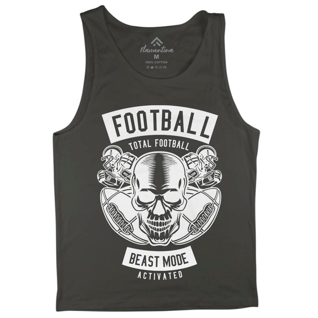 Total Football Mens Tank Top Vest Sport B657