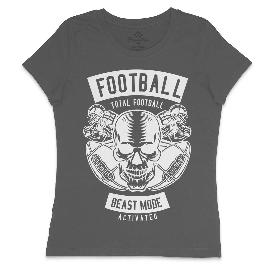 Total Football Womens Crew Neck T-Shirt Sport B657