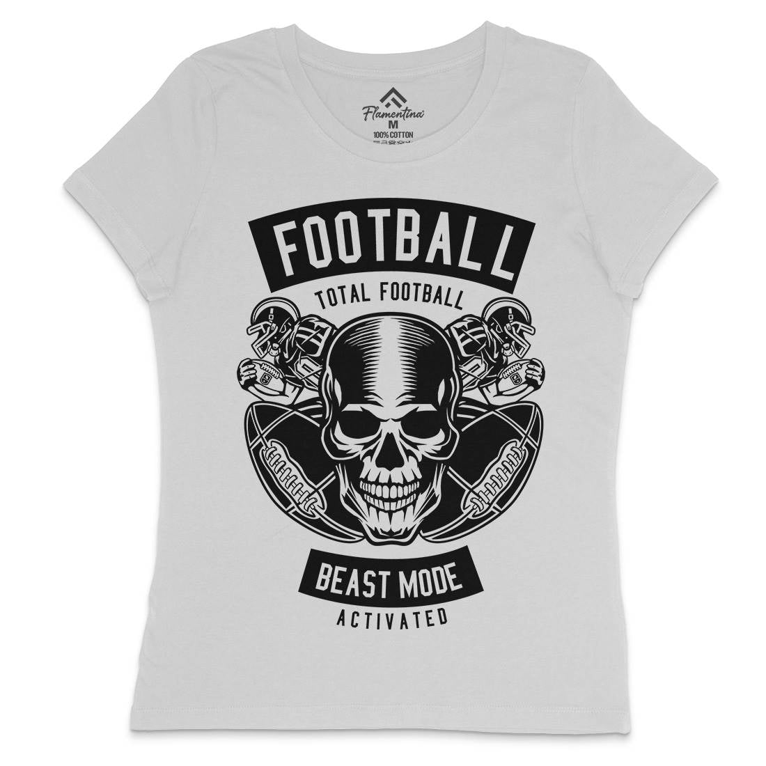 Total Football Womens Crew Neck T-Shirt Sport B657
