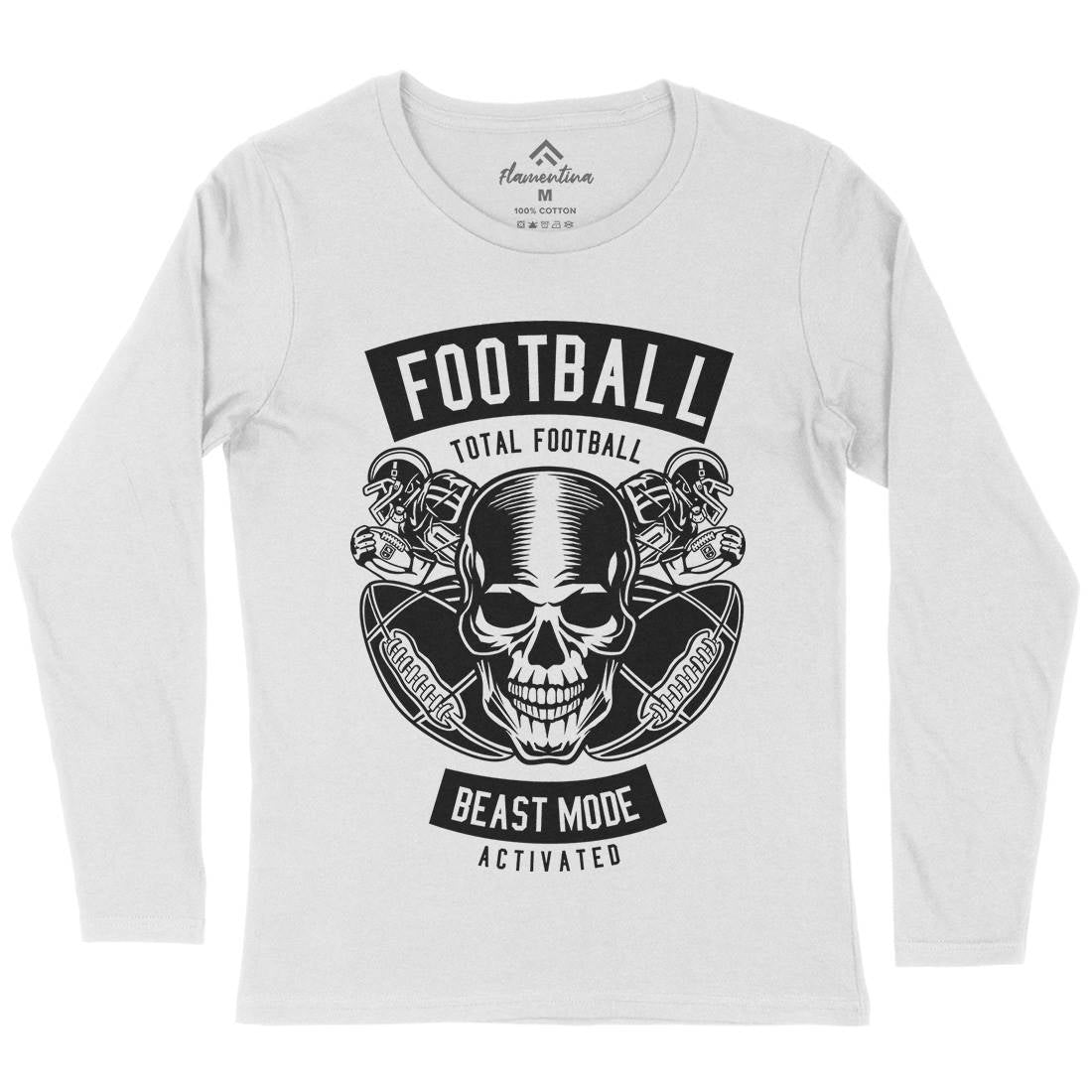 Total Football Womens Long Sleeve T-Shirt Sport B657