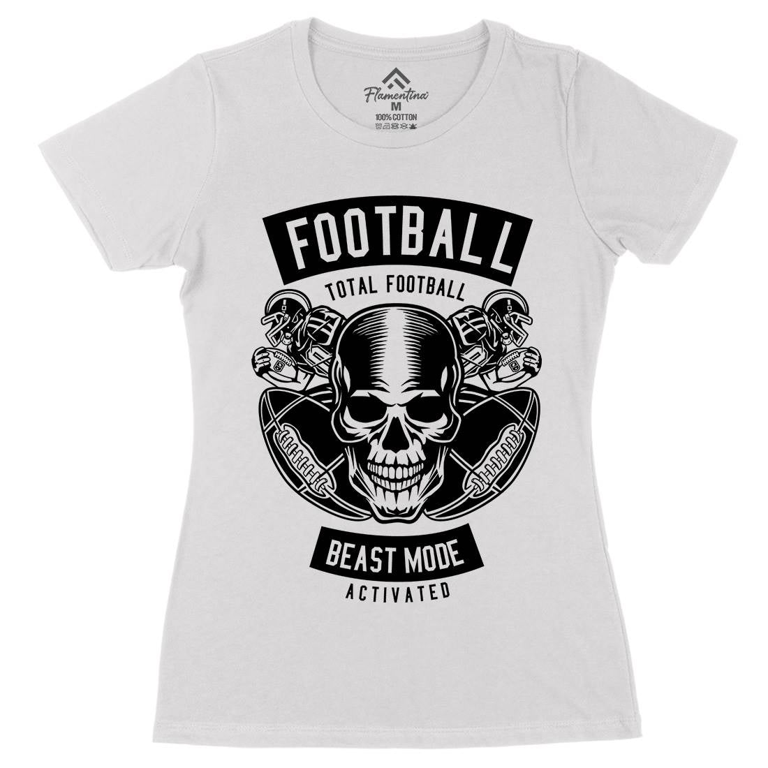 Total Football Womens Organic Crew Neck T-Shirt Sport B657