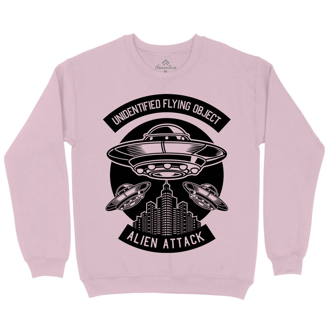 Ufo Kids Crew Neck Sweatshirt Space B659