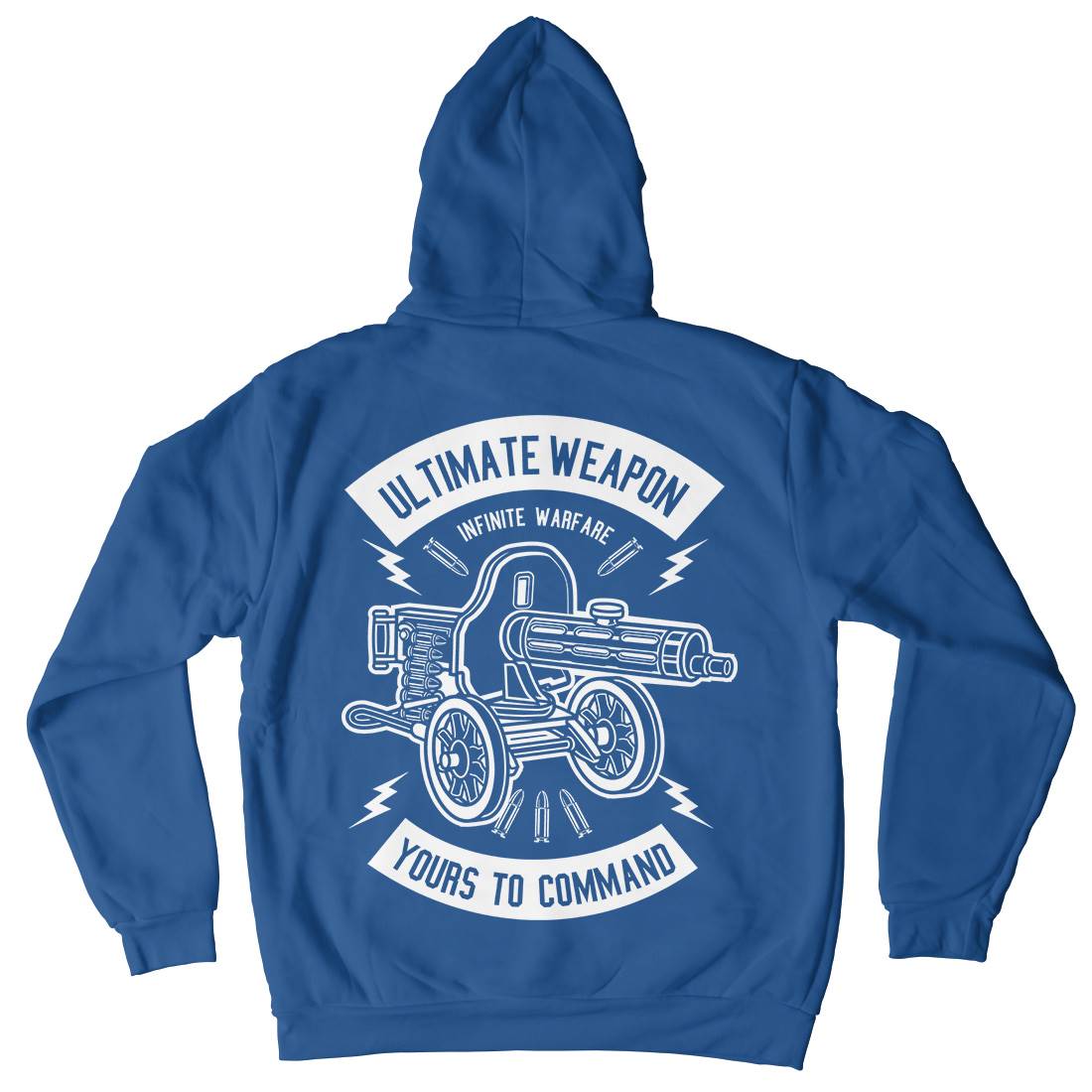 Ultimate Weapon Mens Hoodie With Pocket Army B661