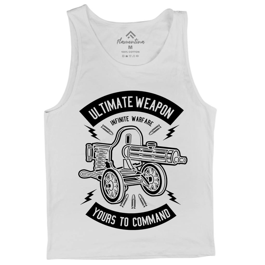 Ultimate Weapon Mens Tank Top Vest Army B661