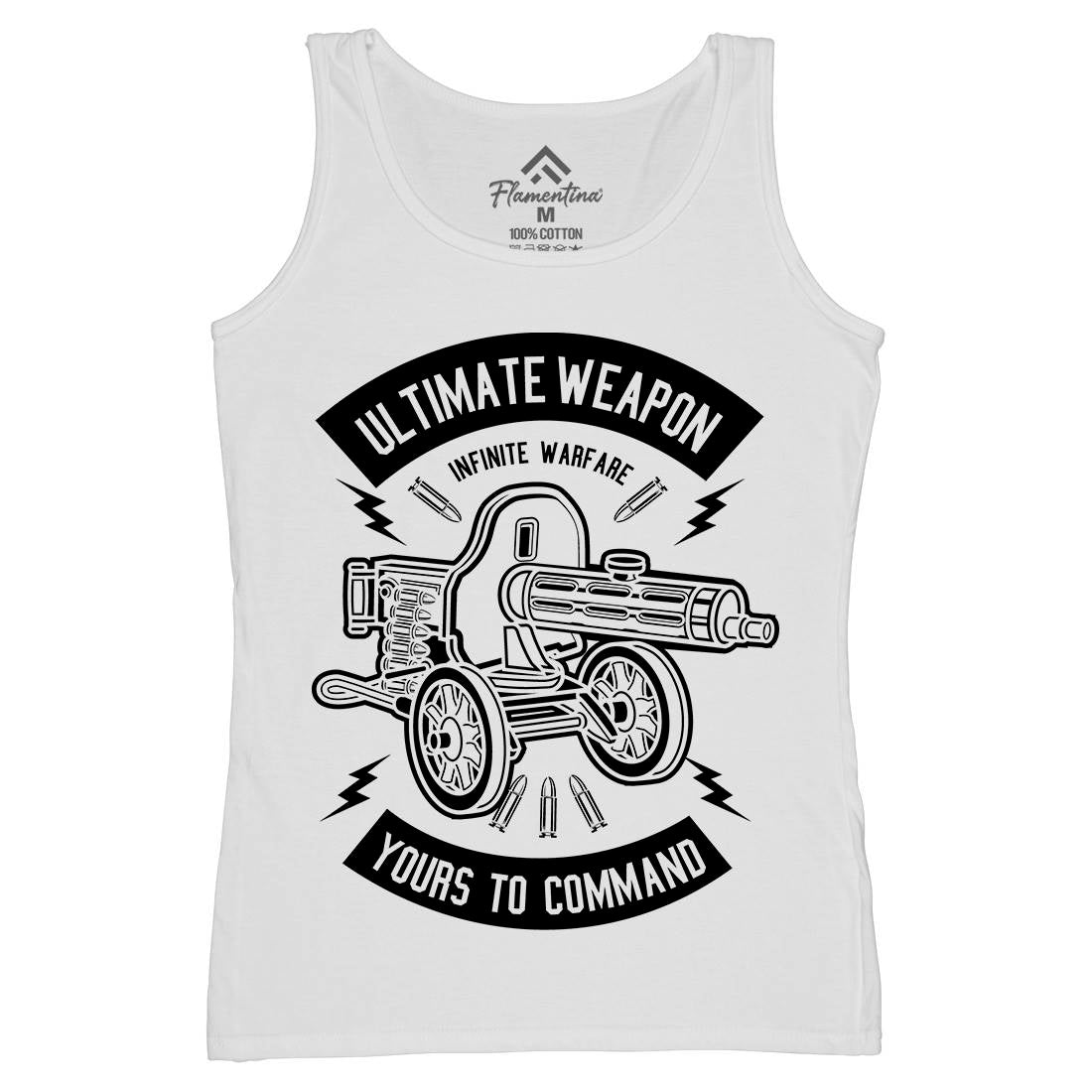 Ultimate Weapon Womens Organic Tank Top Vest Army B661