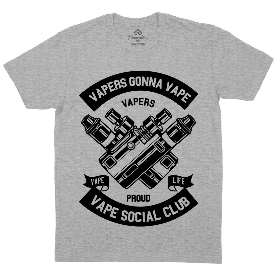 Vapers Gonna Vape Mens Crew Neck T-Shirt Drugs B663