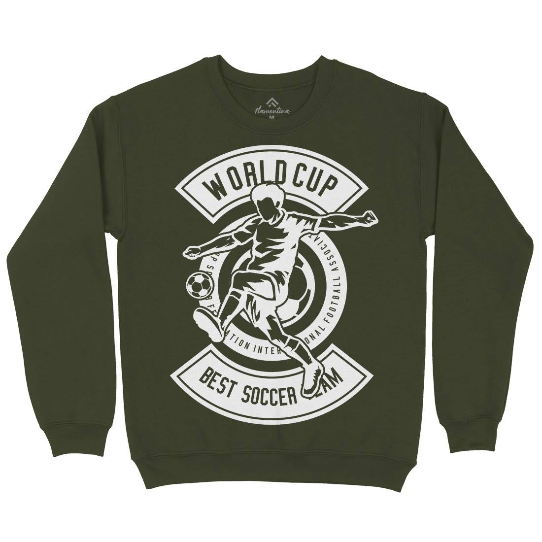 World Cup Soccer Mens Crew Neck Sweatshirt Sport B675