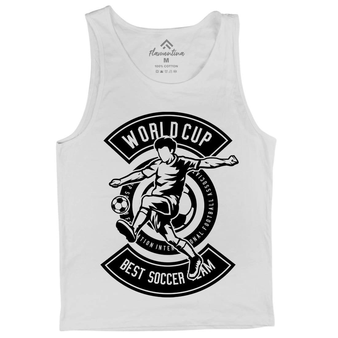World Cup Soccer Mens Tank Top Vest Sport B675