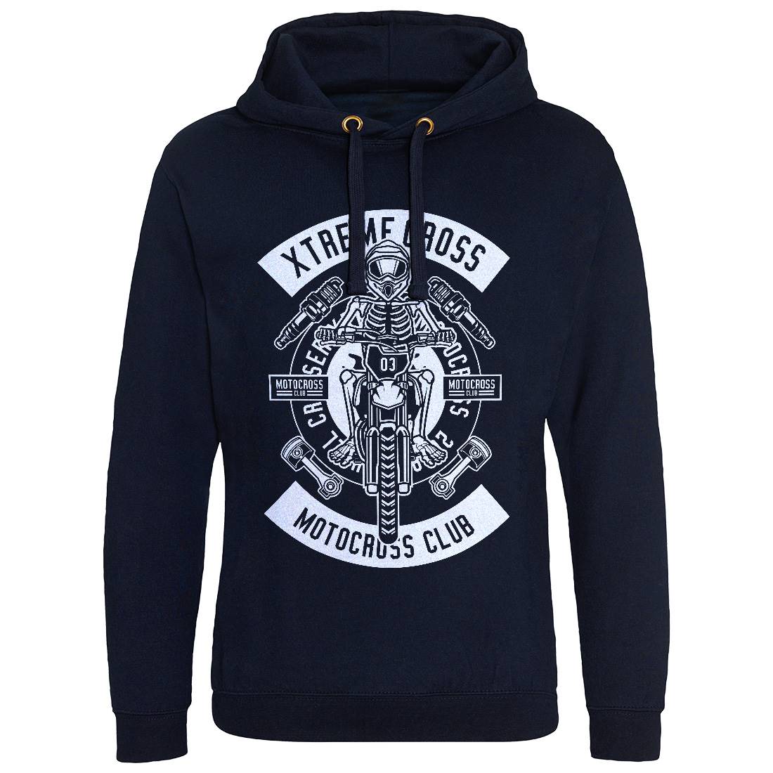 Xtreme Cross Mens Hoodie Without Pocket Motorcycles B676