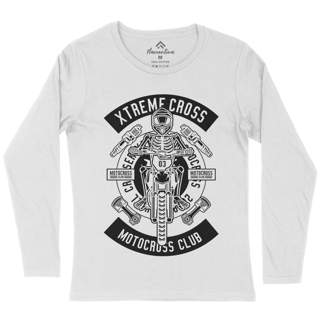 Xtreme Cross Womens Long Sleeve T-Shirt Motorcycles B676