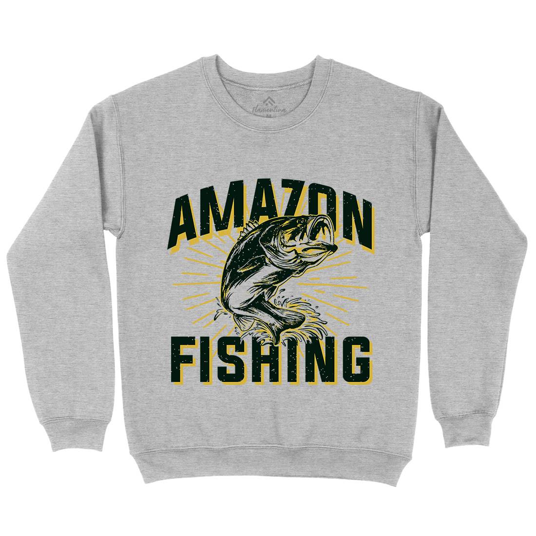Amazon Kids Crew Neck Sweatshirt Fishing B678